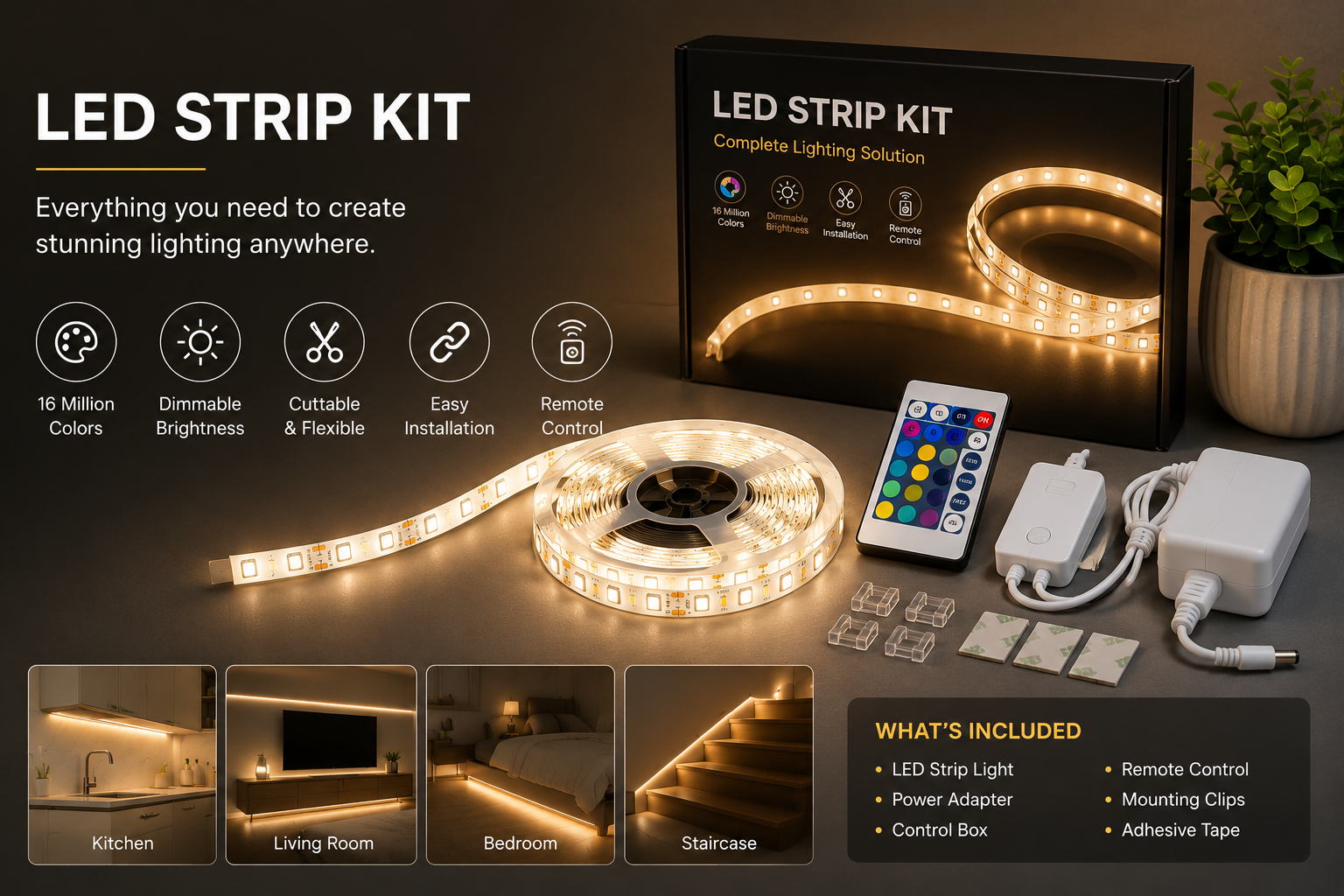 Hardwired LED Light